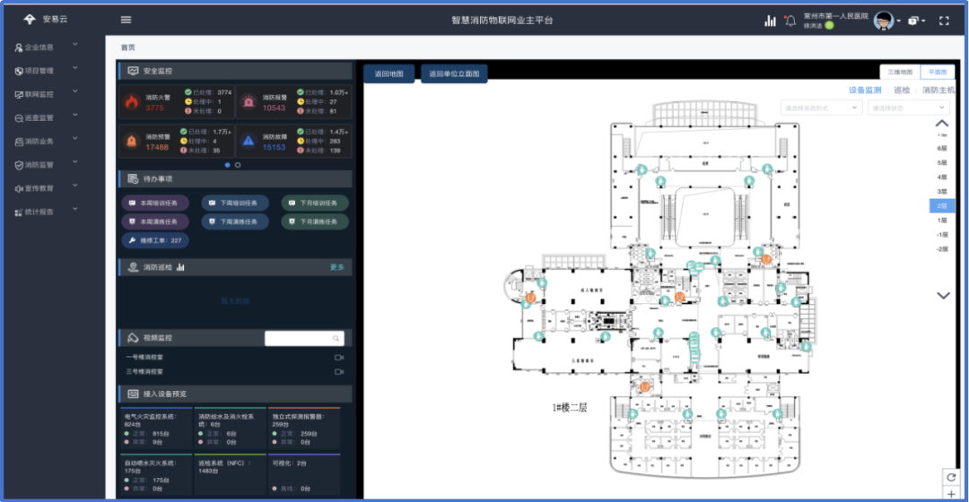 物联网 + 大数据 + AI，安消云打造工业园区智慧消防解决方案